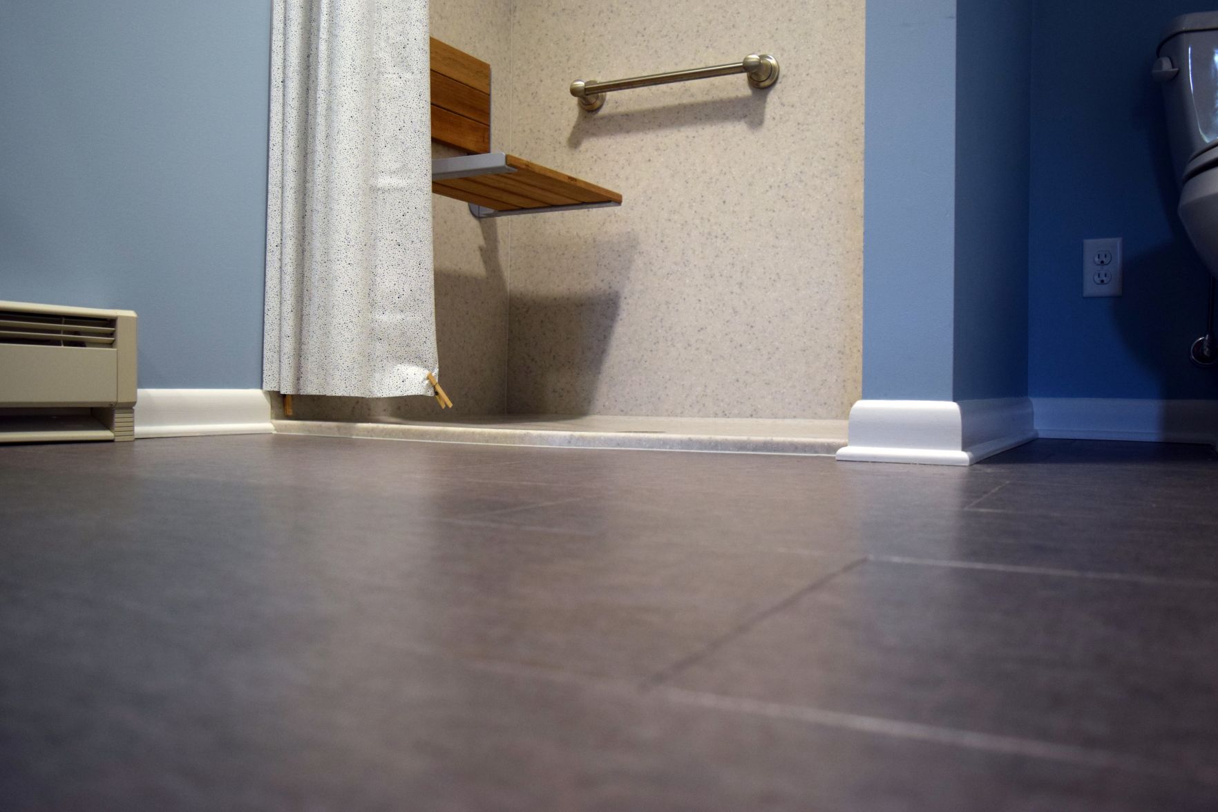 Shower threshold